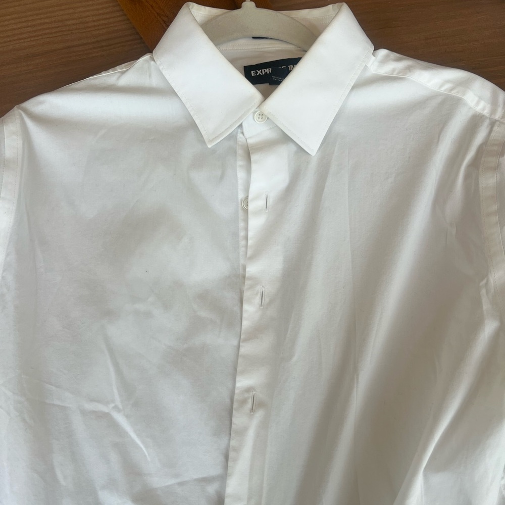 Men’s Express White Dress Shirt - size 15-15.5